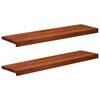 vidaXL Parapety 2 szt. brązowy 90 x 30 x 2 cm Drewno bukowe