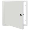 vidaXL Panel dostępu Biały 33 x 33 x 3 cm Stal