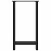 vidaXL Nogi do stołu barowego czarne 2 szt. 50x(90-91) cm stal