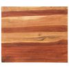 vidaXL Blat stołu, lite drewno akacjowe, 25-27 mm, 60x70 cm