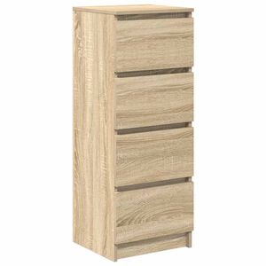 vidaXL Komoda Sonoma Oak 37,5x35x99 cm Drewno klejone