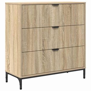 vidaXL Bufet Dąb Sonoma 79,5 x 33 x 82 cm Drewno inżynieryjne