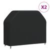 vidaXL Pokrowce na grill ogrodowy, 2 szt., 162x61x122 cm, Oxford 420D