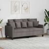vidaXL Sofa 2-osobowa, kolor taupe, 140 cm, tapicerowana tkaniną
