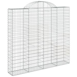 vidaXL Łukowaty kosz gabionowy 200x30x180/200 cm, galwanizowane żelazo
