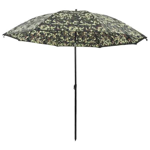 vidaXL Parasol wędkarski Moro 220 x 193 cm Poliester Oxford