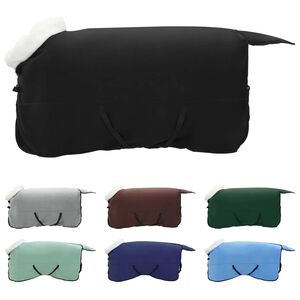 vidaXL Koc dla Koni Czarny 145 cm Polarowy fleece
