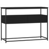 vidaXL Stolik konsolowy, czarny, 100x40x75 cm, materiał drewnopochodny