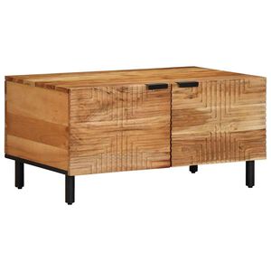 vidaXL Stolik kawowy, 80x50x40 cm, lite drewno akacjowe