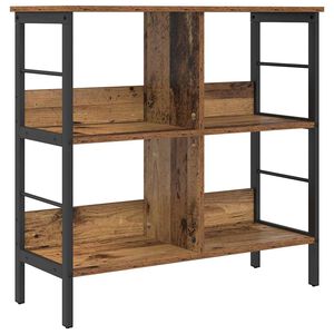 vidaXL P&oacute;łka na książki 4 poziomy 82 x 32 x 79 cm Drewno inżynieryjne