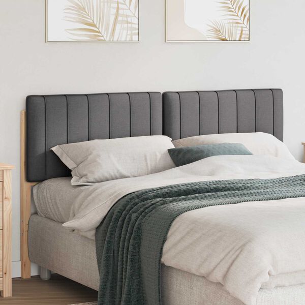 vidaXL Tapicerowane wezgłowie Brązowy i ciemnoszary 150 cm