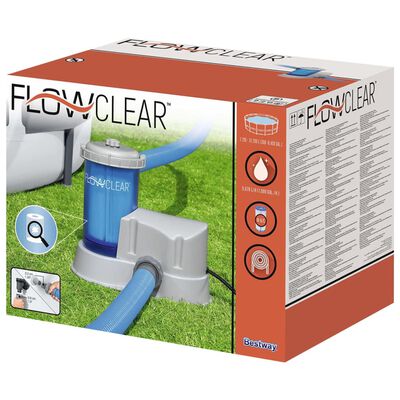 Bestway Przezroczysta pompa filtrująca z wkładem Flowclear