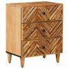 vidaXL Stolik nocny z szufladą Brązowy 50 x 33 x 60 cm Drewno z mango