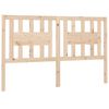 vidaXL Wezgłowie ł&oacute;żka, 141x4x100 cm, lite drewno sosnowe