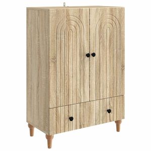 vidaXL Bufet dąb Sonoma 66 x 34,5 x 95 cm Drewno inżynieryjne
