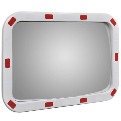 Convex lustro drogowe prostokątne 40 x 60 cm z odblaskową ramą