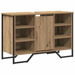 vidaXL Szafka pod umywalkę Dąb rzemieślniczy 91 x 35 x 60 cm