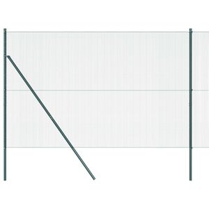 vidaXL Ogrodzenie spawane do mocowania w gruncie 10 x 1,5 m (S x W)
