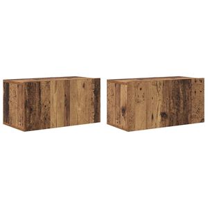 vidaXL Zestaw szafek RTV 2 pcs Wielokolorowe 60 x 30 x 30 cm