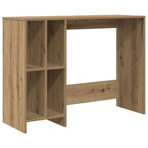 vidaXL Biurko, dąb artisan, 102,5x35x75 cm, materiał drewnopochodny