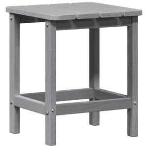 vidaXL Stolik boczny Jasnoszary 38 x 38 x 46 cm Polietylen