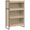 vidaXL Szafka na książki 80 x 30 x 121 cm Drewno inżynieryjne Sonoma