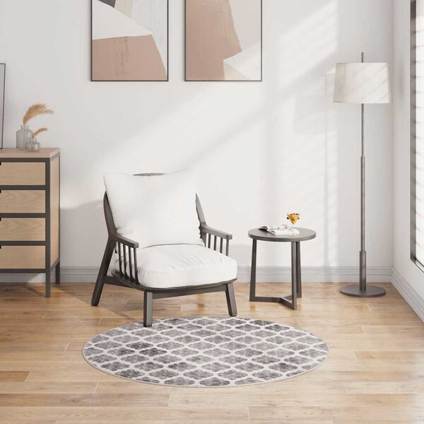 vidaXL Dywan z możliwością prania, 120 cm, kolorowy