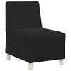 vidaXL Sofa Fotel bez Podłokietnik&oacute;w Czarny 55 cm Aksamit
