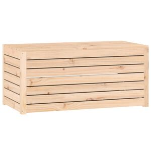 vidaXL Skrzynia ogrodowa, 101x50,5x46,5 cm, lite drewno sosnowe