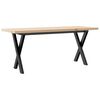 vidaXL Stolik kawowy z nogami w kształcie litery X, 110x40x45,5 cm
