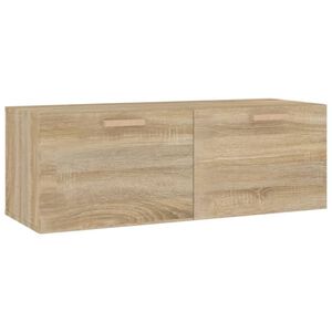 vidaXL Szafka wisząca, dąb sonoma, 100x36,5x35 cm