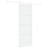 vidaXL Drzwi przesuwne ORKDAL 78 x 211 cm Drewno inżynieryjne Biały