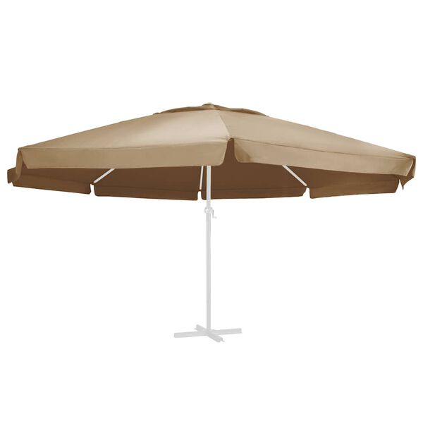 vidaXL Pokrycie do parasola ogrodowego, kolor taupe, 610 cm