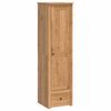 vidaXL Garderoba PANAMA Mi&oacute;d 51 x 50 x 185 cm Lite drewno sosnowe