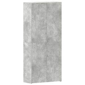 vidaXL Szafka na buty 80 x 35.5 x 180 cm Drewno inżynieryjne Szary