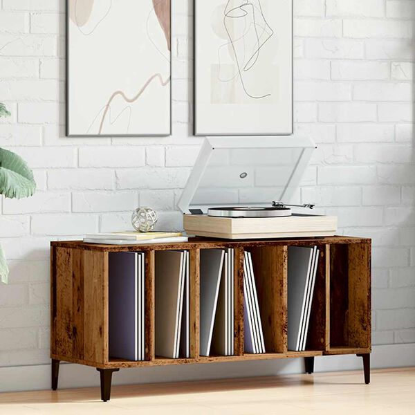 vidaXL Szafka na płyty, stare drewno, 100x38x48 cm