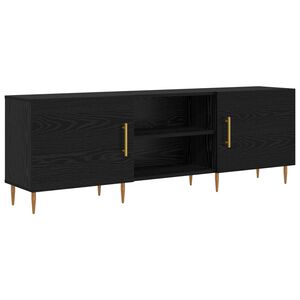 vidaXL Szafka pod telewizor 150 x 30 x 50 cm Czarny dąb