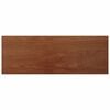vidaXL Parapet okienny Brązowe drewno 160 x 50 x 4,5 cm PVC