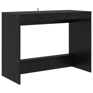 vidaXL Biurko ł&oacute;żkowe Czarny dąb Drewno inżynieryjne 100 x 45 x 75 cm