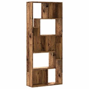 vidaXL Regał, stare drewno, 67x24x161 cm, materiał drewnopochodny