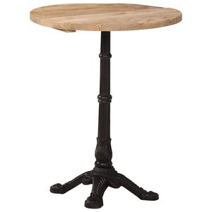 vidaXL Stolik bistro, okrągły, &Oslash;60x76 cm, surowe drewno mango