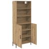 vidaXL Highboard Dąb rzemieślniczy 69,5 x 32,5 x 180 cm