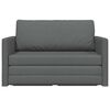 vidaXL Sofa Rozkładana z funkcją ł&oacute;żka Ciemnoszary 124 x 71 x 78 cm