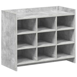 vidaXL Szafka na buty Betonowy szary 85 x 39,5 x 70 cm