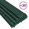 vidaXL Podp&oacute;rki do roślin, 30 szt., zielone, 150 cm, stalowe