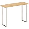 vidaXL Stolik konsolowy z naturalną krawędzią, 105x33x76 cm, mango
