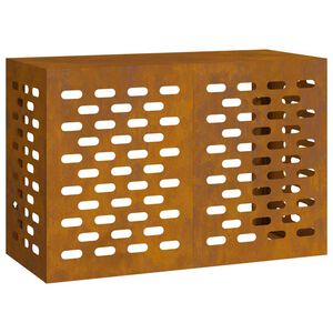 vidaXL Pokrywa do klimatyzatora Rdzawy 90 x 40 x 60 cm