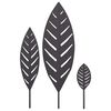 vidaXL St stake ogrodowy 3 szt. 116,5 x 35 x 3 cm Czarny Stal