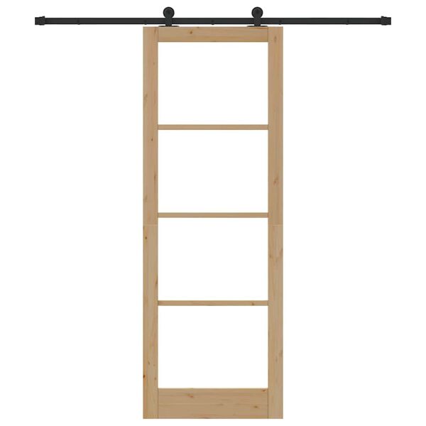 vidaXL Drzwi przesuwne ORKDAL Naturalny 83 x 232 cm