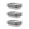 vidaXL Pojemniki gastronomiczne 12 szt. GN 1/4, 40 mm, stal nierdzewna